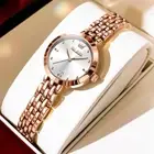 OLEVS Luxury Brand Women's Watches Elegant Fashion Gold Waterproof Quartz Watch