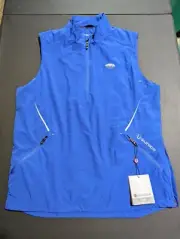 NWT MEN'S SUNICE KEVIN WIND VEST, SIZE: M, COLOR: BLUE STONE/PURE WHITE (M4)