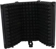 1pc Microphone Wind Screen Condenser Microphone Microphones Earphones Microphone Stand Gaming Microphone Filter Noise Reduction Microphone Cover High Density Sponge Black