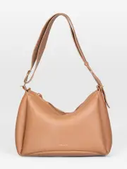 Brown Leather Adjustable Shoulder Bag