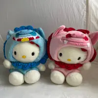 在飛比找蝦皮購物優惠-HelloKitty 風獅爺 沖繩限定 娃娃 一對大 一對小