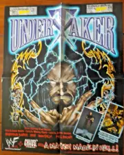 Undertaker Promo Poster Wizard Magazine Chaos Comics 16"x20" WWF 1998 wrestling