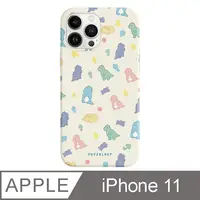 在飛比找PChome24h購物優惠-【TOYSELECT】iPhone 11 小恐龍軟糖防摔iP