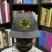 Nirvana Smiley Face Kurt Cobain Snapback Hat