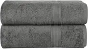 Trends Alley Bourgeois Luxury Bath Sheet Set (Pack of 2) | 90x165cm | 100% Combed Cotton (600 GSM) | Extra Large Jumbo Bath Towels Set | Ultra-Soft & Absorbent | Quick-Drying & Durable | Earth-Friendly