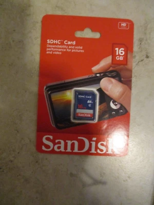 SanDisk 16GB SDHC HD Video Flash Memory Card SDSDB-016G-A46
