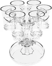 Party Drink Shot Dispenser | Shot Pourer Liquor Dispenser | Cocktail Dispenser, 6 Shots Party Drink Dispenser, Shot Glass Holder Beverage Dispenser