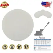 Durable 18-Inch White Floor Maintenance Pads - Perfect for Polishing and Buffing