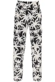 PALM ANGELS joggers with palms print