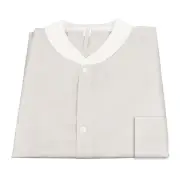 Medical Disposable Protective Lab Coat Gown With Pockets #2006 White XXLarge &
