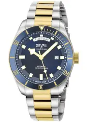 Gevril Men's 48634B Yorkville Swiss Automatic Diver Stainless Steel Watch