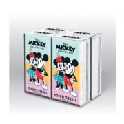 Mickey Mouse Pocket Tissues 4 Pack