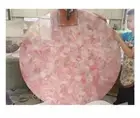 Rose Quartz Cafeteria Furniture Table Top Healing Crystal Stone Farmhouse Decors