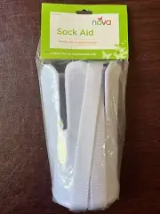 Nova Sock Put On Aid Helper Easy Pull On Sock No Bending Recovery Elder NIP NWT