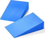 Yoga Foam Wedges, 2 Pack Slant Board Calf Stretching Squat Wedge Block Physical Therapy Wedges Heel Wedge for Squats