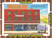 METAL SIGN - New York Postcard - Kenny's Palisade View Garage, 308 Dyckman Stre