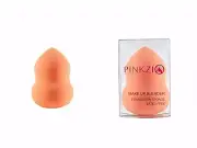 PINKZIO flawless foundation sponge makeup blender-orange color,Latex Free 10 pc