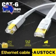 2/5/10/30m CAT6 Flat Ethernet Cable RJ45 Lan Network Cord Computer Router Laptop