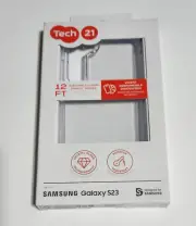 NEW Original Tech21 EVO CLEAR Case for Samsung Galaxy S23 in Retail Packaging