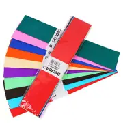10pcs Crepe Paper Multi-functional Wrapping Paper Tissue Paper Colored