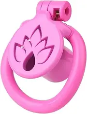 Flat Chastity Cage Male Cage Chastity Device Inverted Chastity Cage SM Sex Toys Chastity Lock Beginner Cage to Prevent Erection Bondage for Men