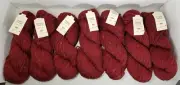Rowan Magpie Tweed 100% Wool Yarn Burgundy Seven 100g Skeins