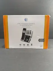 AT&T Cordless Phone 4 Handset Cordless Answering System CL82413 DECT 6.0