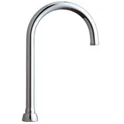 Chicago Faucet Gn2ajkabcp Gooseneck Spout, Brass