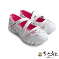 在飛比找momo購物網優惠-【樂樂童鞋】台灣製氣質繞帶皮鞋-白色(台灣製 MIT 女童鞋