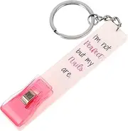 [FRCOLOR] Nail Protection Key Chain No Touch Card Grabber for Long Nails Convenient Card Pull Tool with Keychain Design Accessory