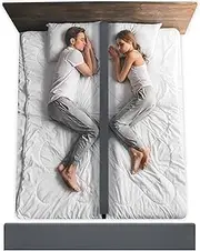 ROYALAY Bed Divider for Co Sleeping Adults, 71" Extra Long Bed Rail Bed Bumper for Sleepers, Double Bed Divider System, Foam Safety Rail Guard with Washable Cover Fit for Twin, Full, Queen, King Bed