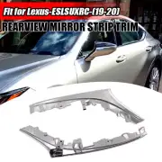 2x Chrome Rearview Mirror Strip Cover For Lexus ES250 ES350 RC300 LS500 19-22 (for: Lexus)