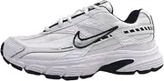 [Nike] Women's WMNS Initiator Running Shoes, White/Metallic Silver-White-Black