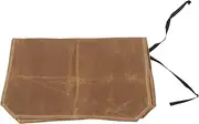 Knife Roll Bag, Waxed Canvas Chef Knife Roll Bag, Camping Utensils Storage Bag, Portable Cookware Multi Tool Bag for Outdoor Cooking (Khaki)