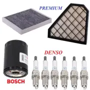 Tune Up Kit Filters Spark Plugs For CADILLAC CTS V6 3.6L; VSPORT 2014-2015