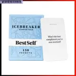 盛澤桌遊BESTSELF ICEBREAKER DECK 紙牌遊戲 破冰者溝通牌 入門版 150張卡牌對話遊戲 促進關係