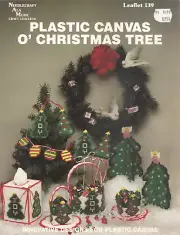 NEEDLECRAFT ALA MODE PLASTIC CANVAS O' CHRISTMAS TREE PATTERN LEAFLET #139 VTG