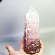 1.07lb Natural Ocean Jasper Agate Geode Crystal Tower Wand Point Healing Mineral
