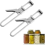 Master Opener Adjustable Jar & Bottle Opener, 2023 NEW Adjustable Multifunctional Stainless Steel Jar Opener for Can/Jar/Bottle, Easy Jar Opener for the Elderly and Children (2pcs)