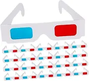 Angoily 40pcs 3D Stereoscopic Glasses Anaglyph for Boys and Girls Adults Party 3D Movie Glasses