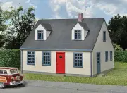 Walthers Cornerstone - Cape Cod House -- Kit - HO