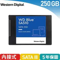 在飛比找有閑購物優惠-WD 藍標 SA510 250GB 2.5吋SATA SSD