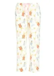 NWT! Peter Alexander Ladies Bunny Flannelette Pyjama Pant Size 2+ 20 22