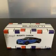 105 Bugatti Chiron Minicar Size 1/43 Blue