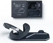 Novium Shuttleport: Space-Themed Magnetic Clip Holder, Makes Clips Hover, Unique Office Desk Decor for Space Lovers (Full Set)