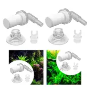 Aquarium CO2 Diffuser CO2 Refiner Clear Suction Cup Design Mini Size in-cylinder