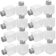 RORPOIR 25pcs Travel Plastic Bottles with Caps Leak Clear Containers for Shampoo Lotion and Skincare Portable Mini Storage for Travel and Outdoor Activities