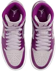 [Nike] Jordan 1 Mid Women Amthyst Ash/Red Plum-Sail Size 8.5
