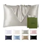 Silk Pillowcase for Hair and Skin Queen-100% Mulberry Silk 19 Momme Both Side...