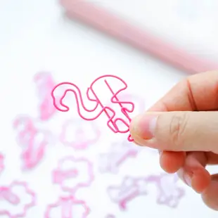 粉色小豬-卡通小可愛創意小豬 迴紋針 回形針卷 尾巴 小豬 書籤 學習辦公用品 軟萌 (8.5折)